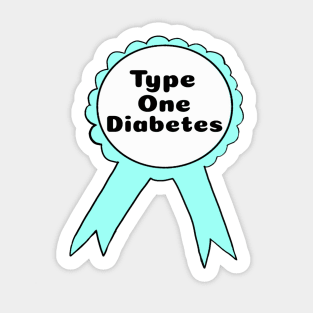 T1D Ribbon - Light Blue Sticker